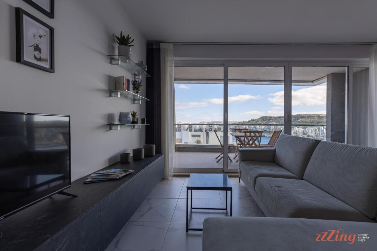 A Stunning Apartment With Spectacular Sea Views San Pawl il-Baħar Zewnętrze zdjęcie